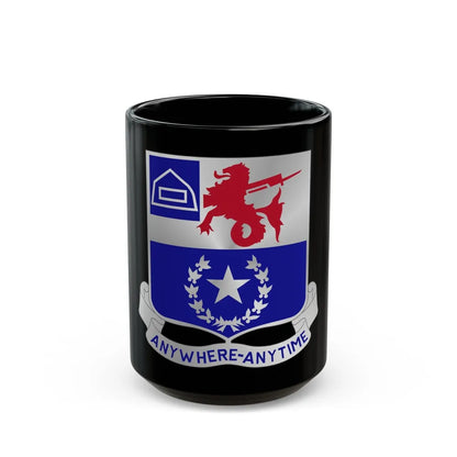 57th Infantry Regiment (U.S. Army) Black Coffee Mug-15oz-Go Mug Yourself