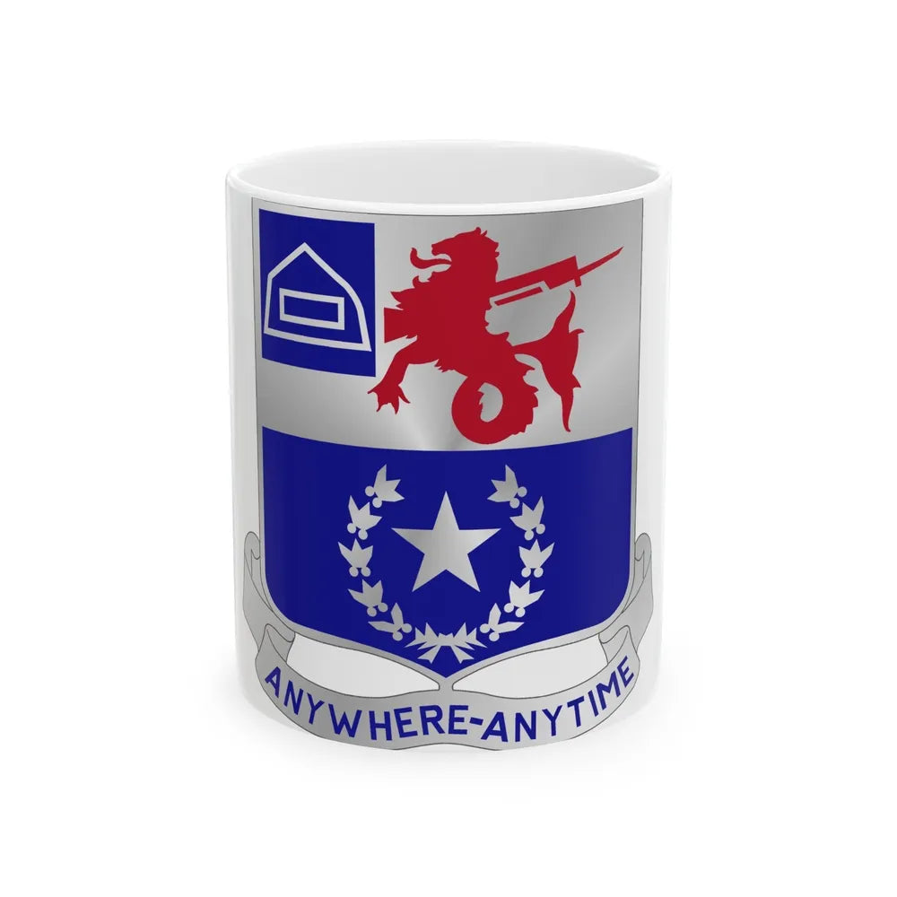 57th Infantry Regiment (U.S. Army) White Coffee Mug-11oz-Go Mug Yourself