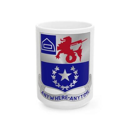 57th Infantry Regiment (U.S. Army) White Coffee Mug-15oz-Go Mug Yourself