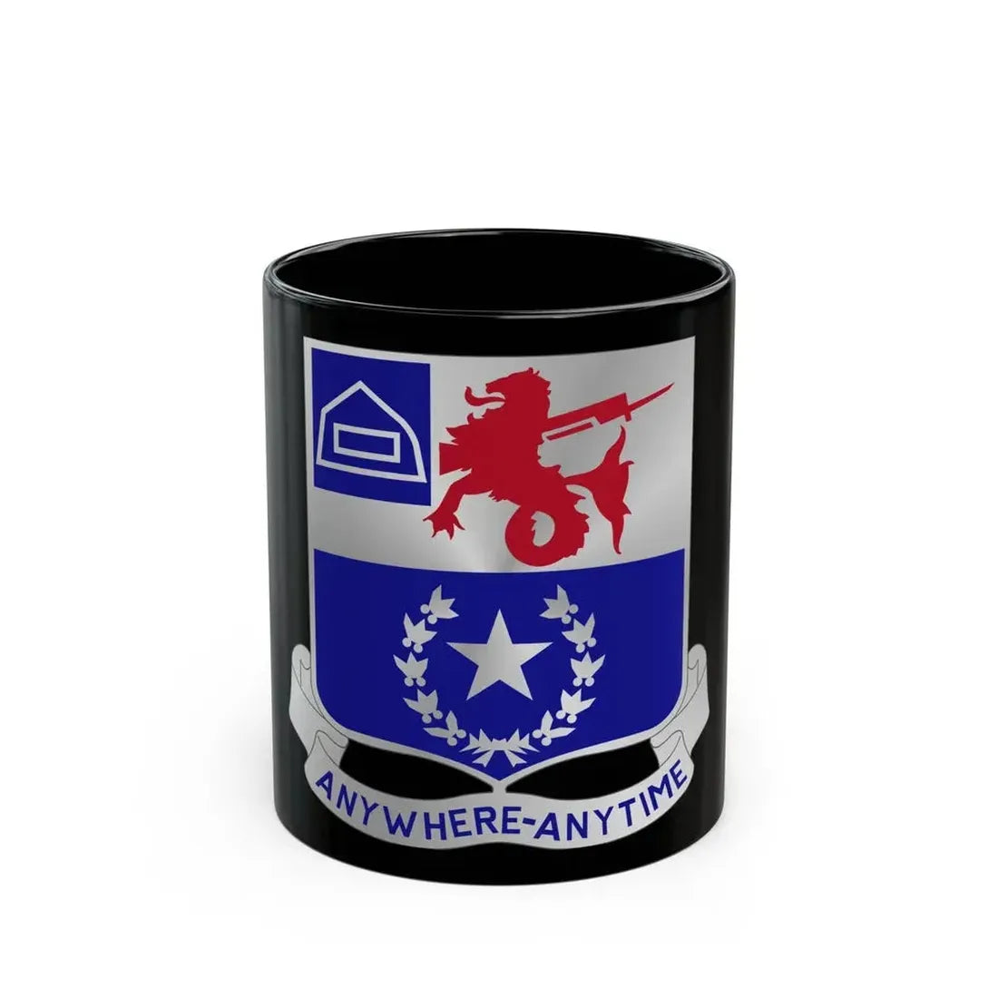 57th Infantry Regiment (U.S. Army) Black Coffee Mug 11oz - Go Mug Yourself