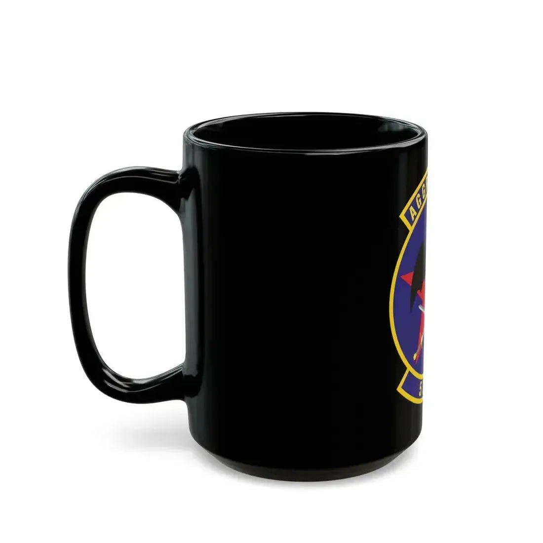 57th Information Aggressor Squadron (U.S. Air Force) Black Coffee Mug - Go Mug Yourself