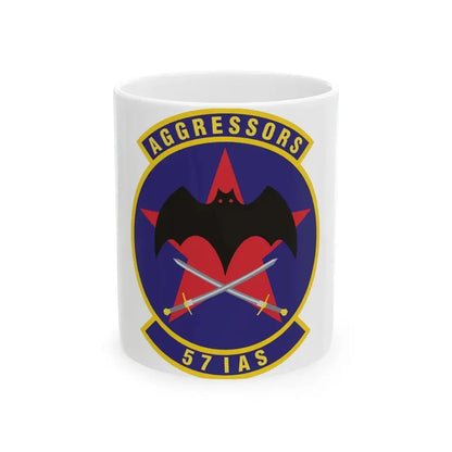 57th Information Aggressor Squadron (U.S. Air Force) White Coffee Mug 11oz - Go Mug Yourself