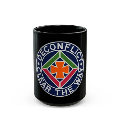 58 Air Traffic Control Battalion (U.S. Army) Black Coffee Mug 15oz - Go Mug Yourself