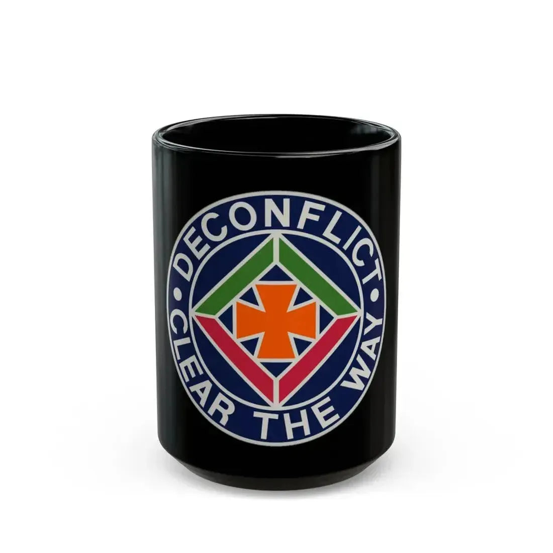 58 Air Traffic Control Battalion (U.S. Army) Black Coffee Mug 15oz - Go Mug Yourself