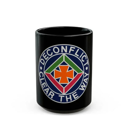 58 Air Traffic Control Battalion (U.S. Army) Black Coffee Mug 15oz - Go Mug Yourself