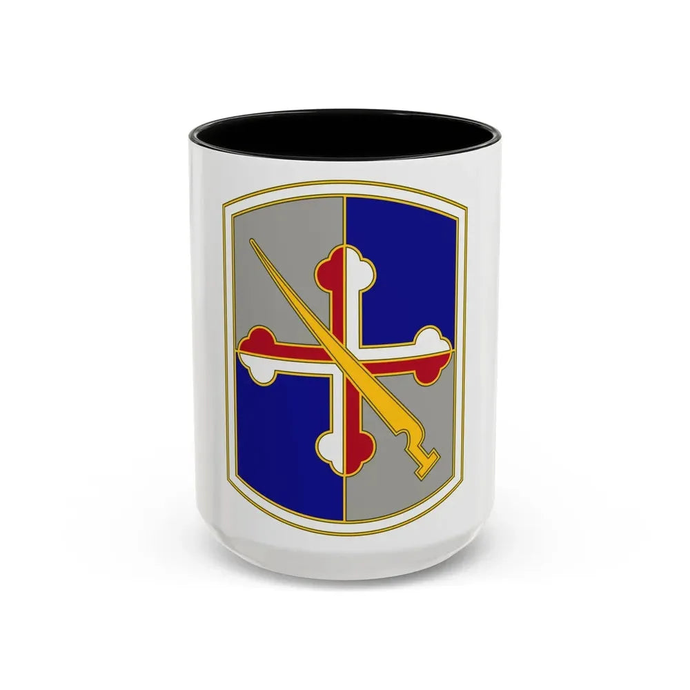 58 Battlefield Surveillance Brigade (U.S. Army) Accent Coffee Mug 15oz Black - Go Mug Yourself