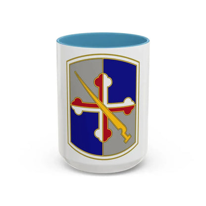 58 Battlefield Surveillance Brigade (U.S. Army) Accent Coffee Mug 15oz Light Blue - Go Mug Yourself
