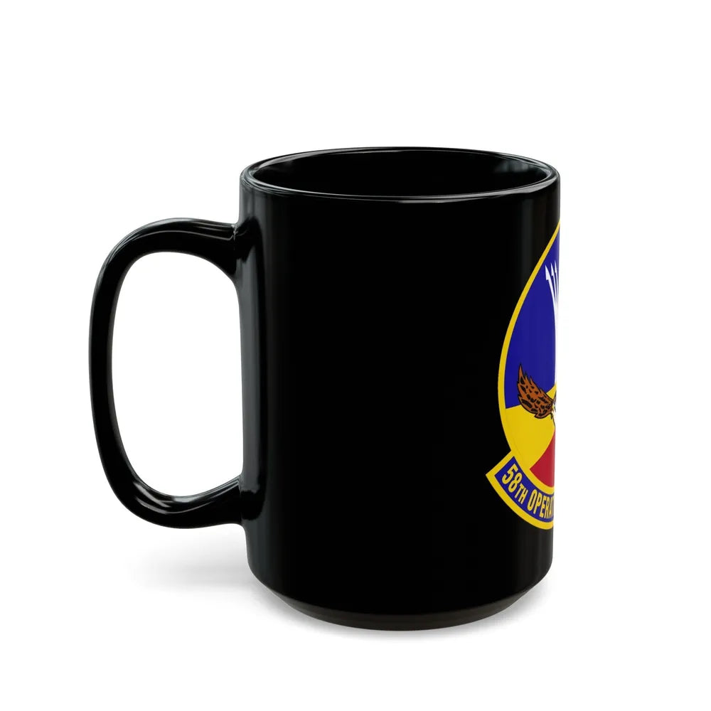 58 Operations Support Squadron AETC (U.S. Air Force) Black Coffee Mug-Go Mug Yourself