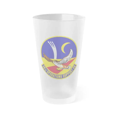 58 Operations Support Squadron AETC (U.S. Air Force) Frosted Pint Glass 16oz 16oz Frosted - Go Mug Yourself