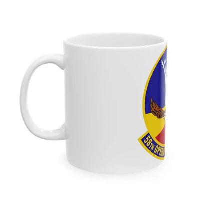 58 Operations Support Squadron AETC (U.S. Air Force) White Coffee Mug - Go Mug Yourself