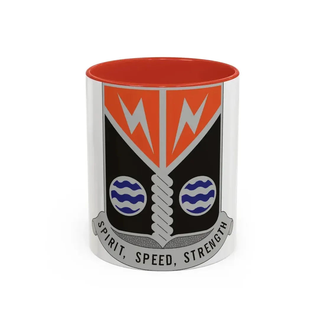 58 Signal Battalion (U.S. Army) Accent Coffee Mug 11oz Red - Go Mug Yourself