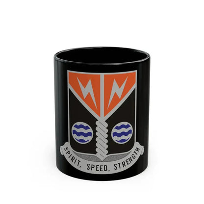 58 Signal Battalion (U.S. Army) Black Coffee Mug 11oz - Go Mug Yourself