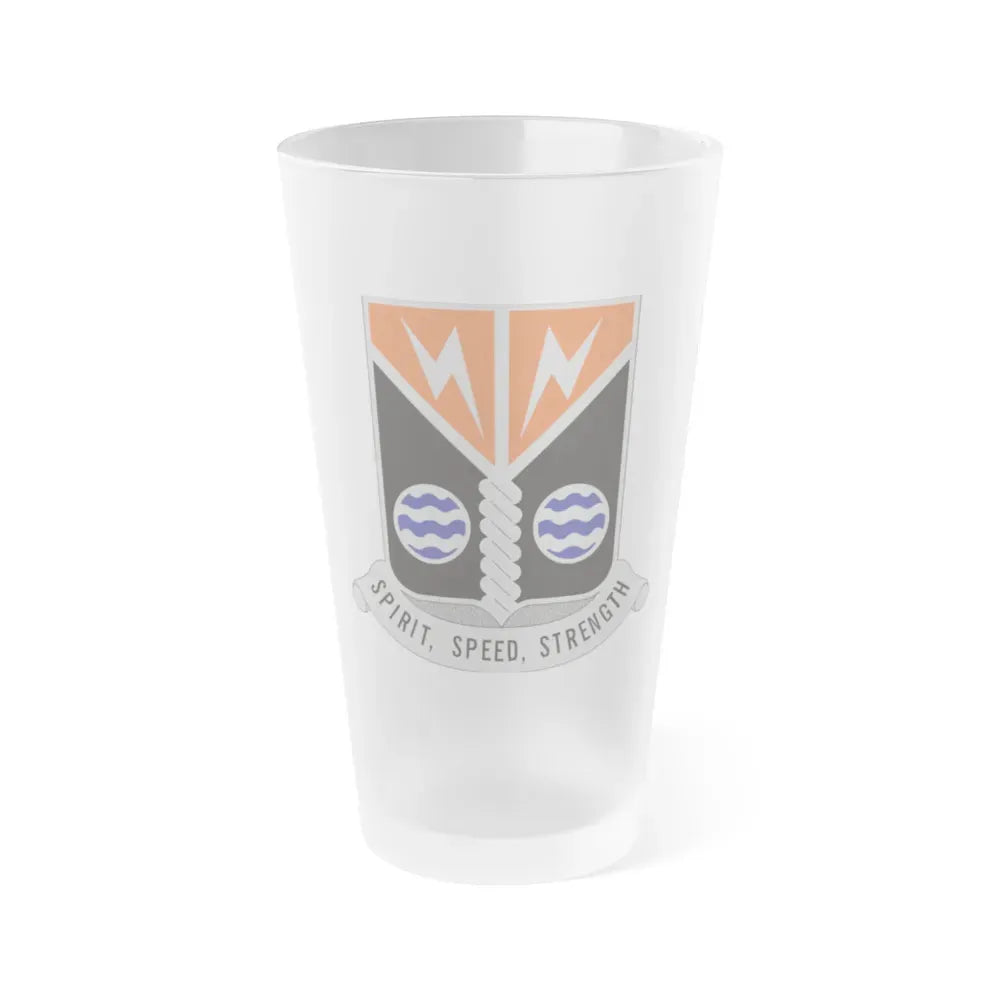58 Signal Battalion (U.S. Army) Frosted Pint Glass 16oz Default Title - Go Mug Yourself