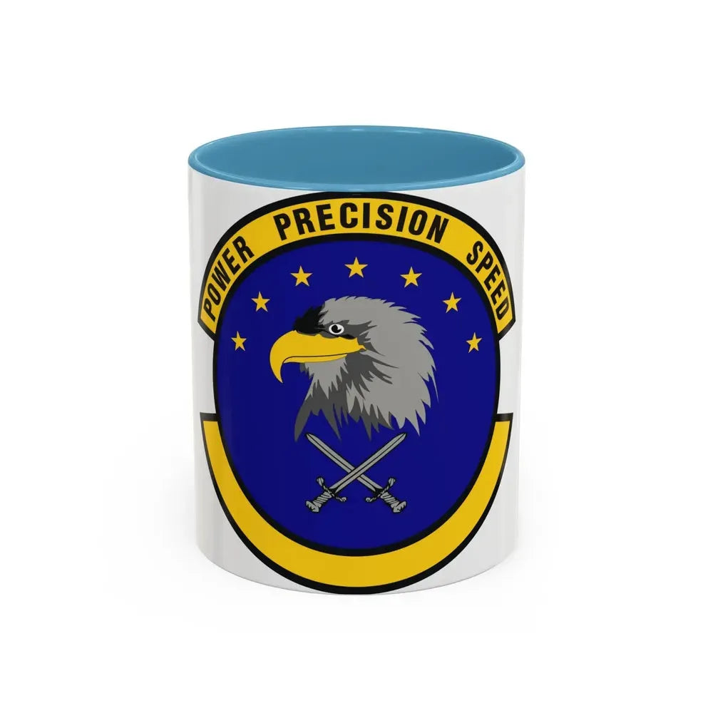 580 Software Engineering Squadron AFMC (U.S. Air Force) Accent Coffee Mug 11oz Light Blue - Go Mug Yourself