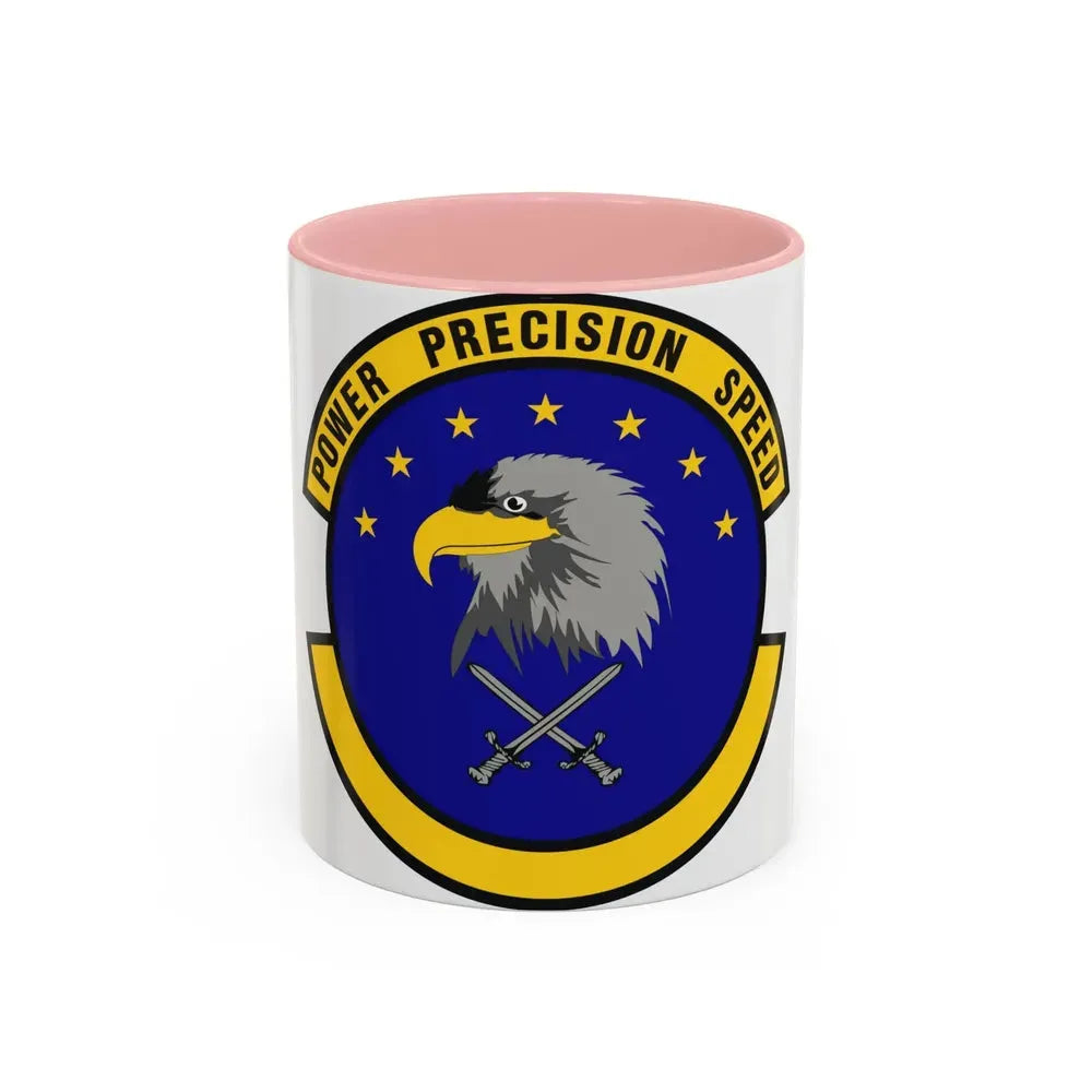 580 Software Engineering Squadron AFMC (U.S. Air Force) Accent Coffee Mug 11oz Pink - Go Mug Yourself