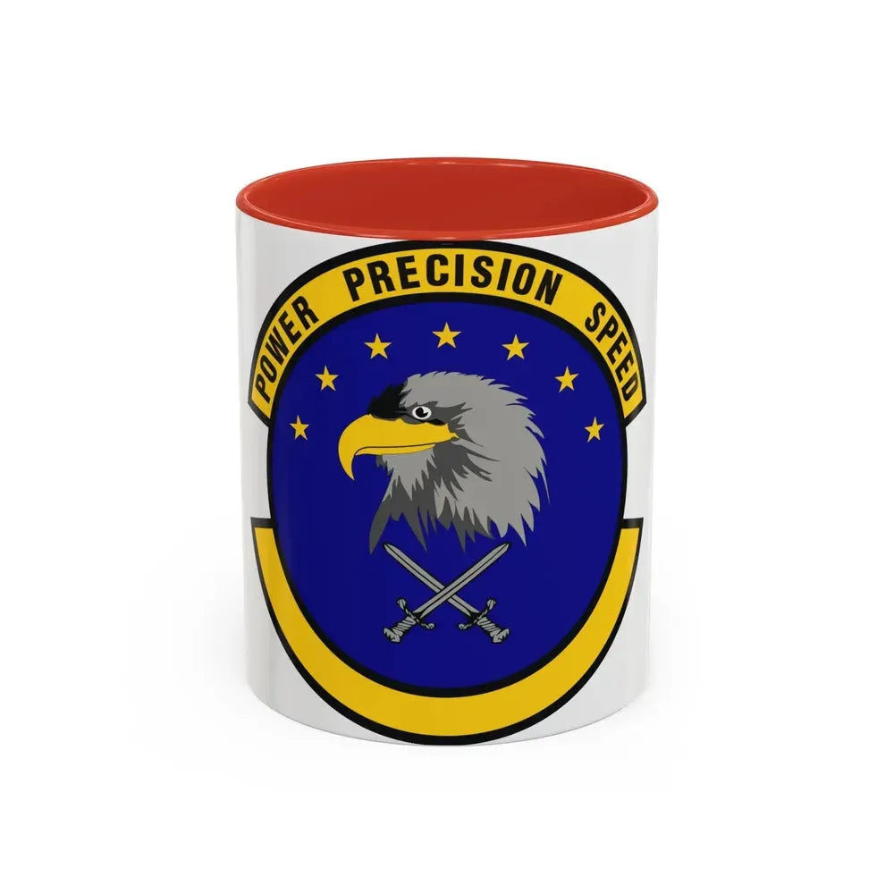 580 Software Engineering Squadron AFMC (U.S. Air Force) Accent Coffee Mug 11oz Red - Go Mug Yourself