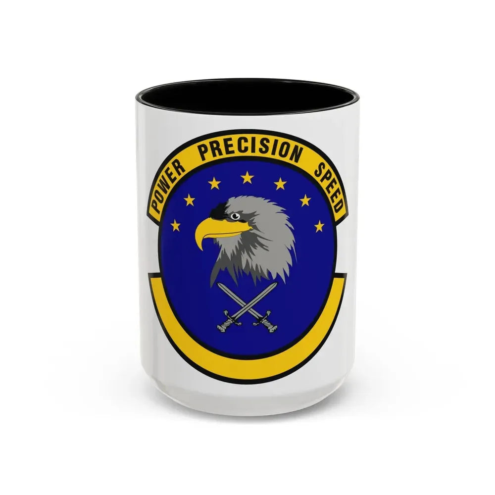 580 Software Engineering Squadron AFMC (U.S. Air Force) Accent Coffee Mug 15oz Black - Go Mug Yourself