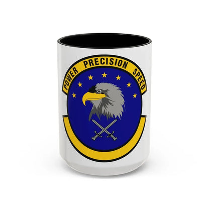 580 Software Engineering Squadron AFMC (U.S. Air Force) Accent Coffee Mug 15oz Black - Go Mug Yourself