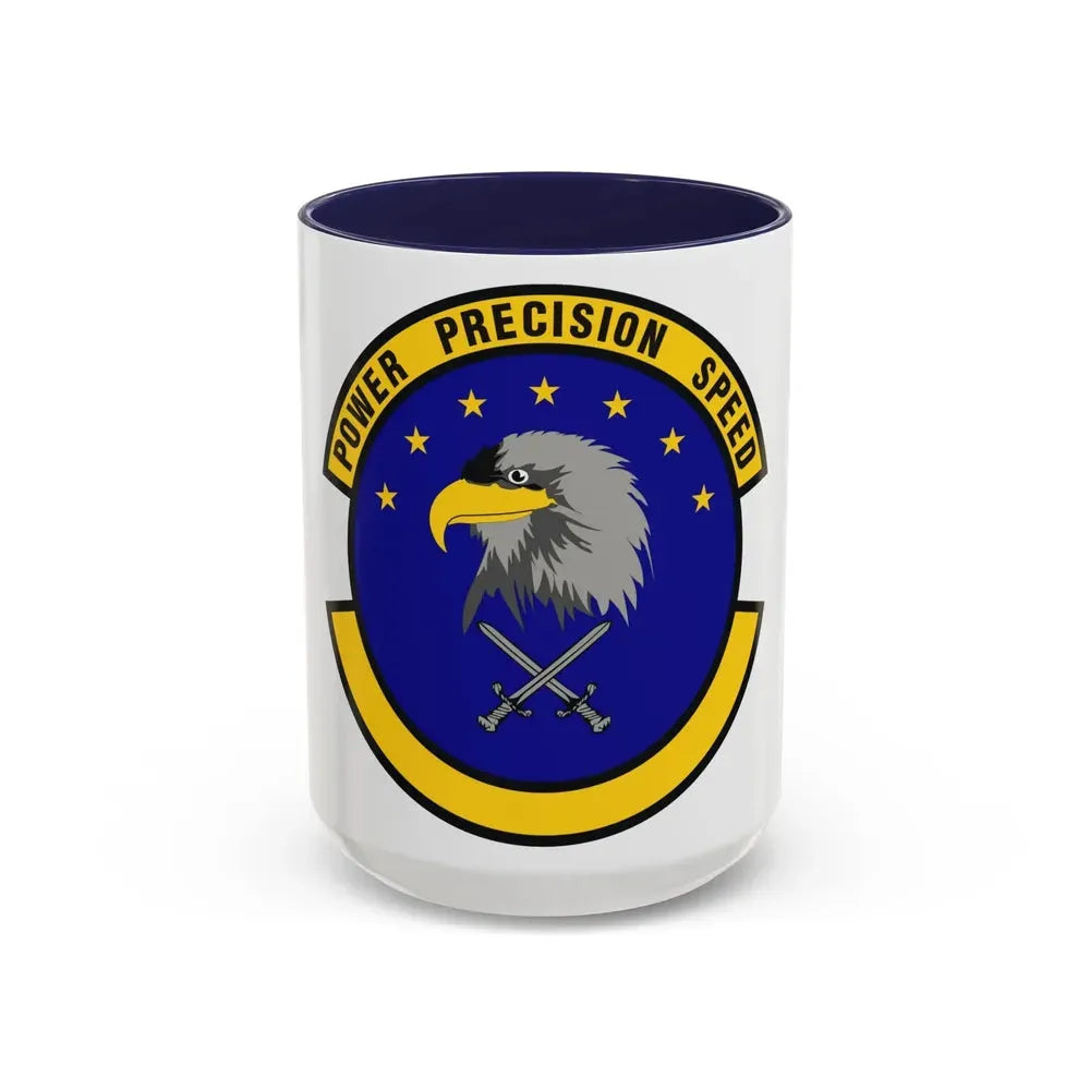 580 Software Engineering Squadron AFMC (U.S. Air Force) Accent Coffee Mug 15oz Navy - Go Mug Yourself