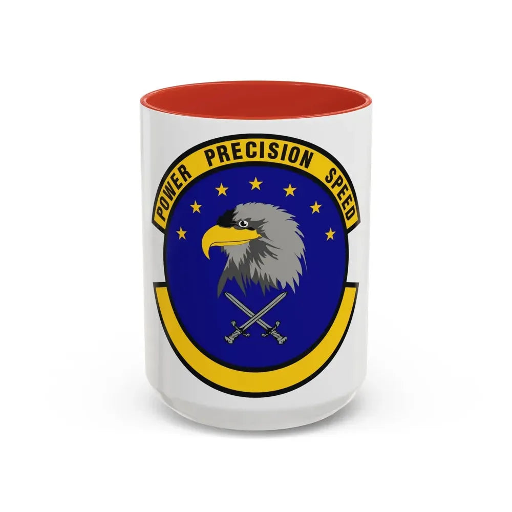 580 Software Engineering Squadron AFMC (U.S. Air Force) Accent Coffee Mug 15oz Red - Go Mug Yourself