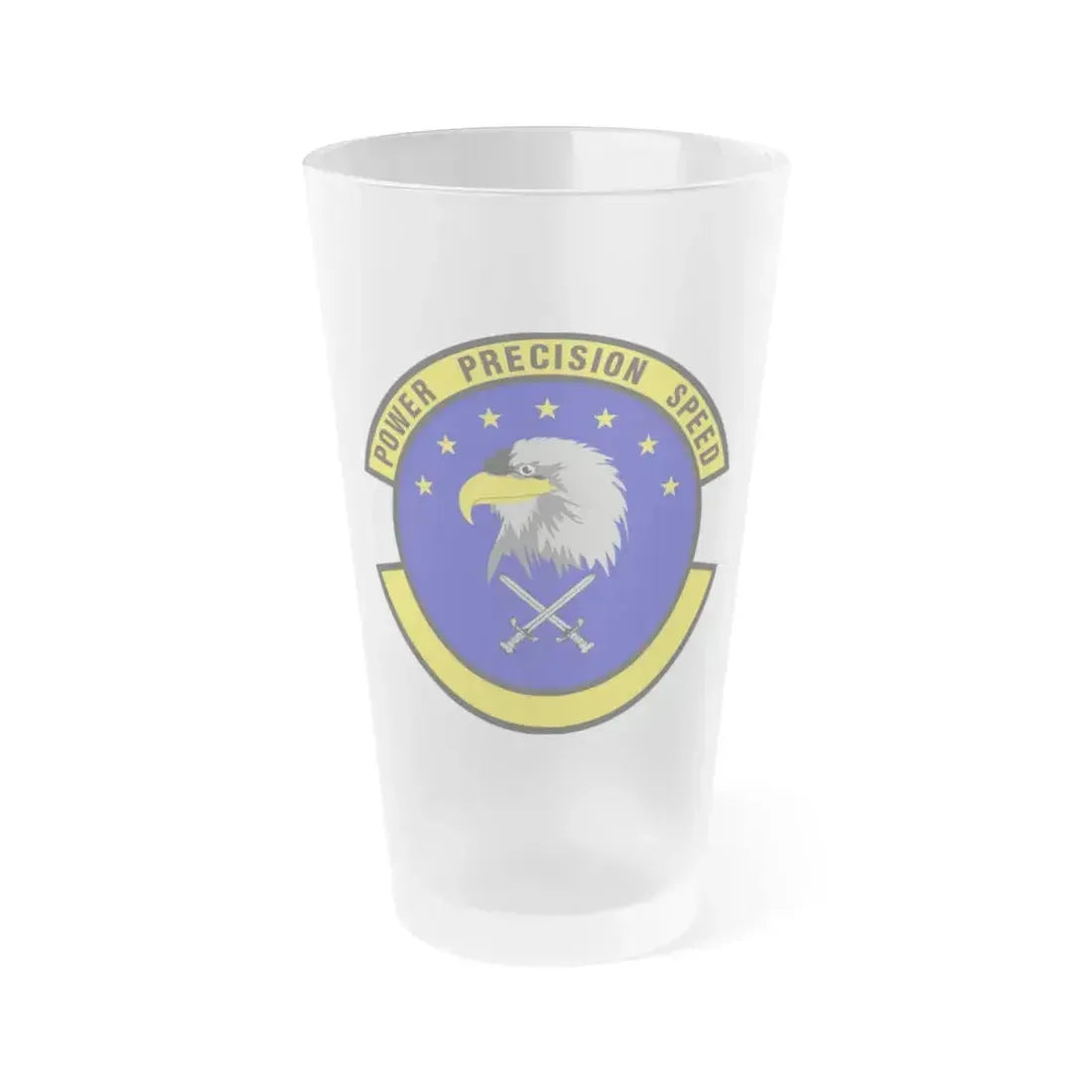 580 Software Engineering Squadron AFMC (U.S. Air Force) Frosted Pint Glass 16oz 16oz Frosted - Go Mug Yourself