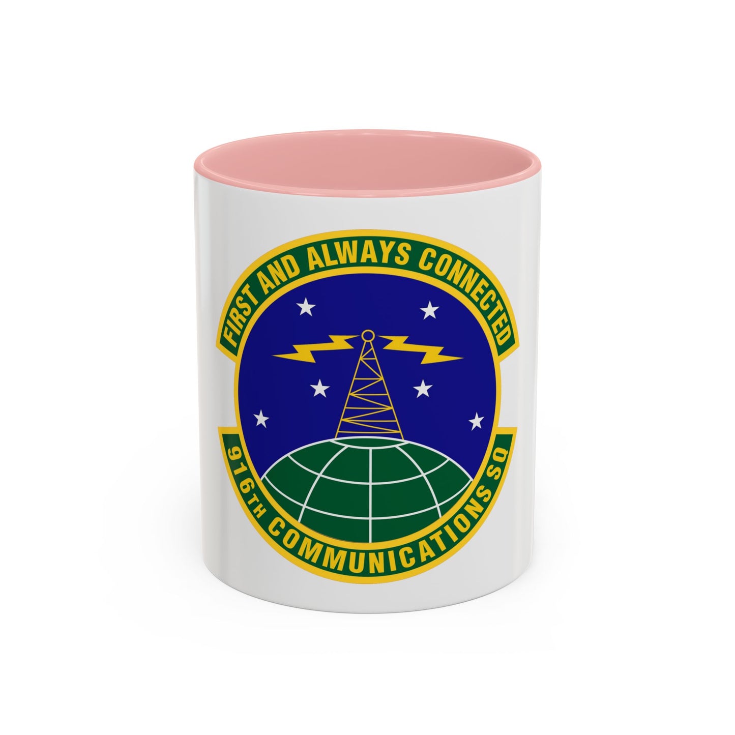 916th Communications Squadron (U.S. Air Force) Accent Coffee Mug
