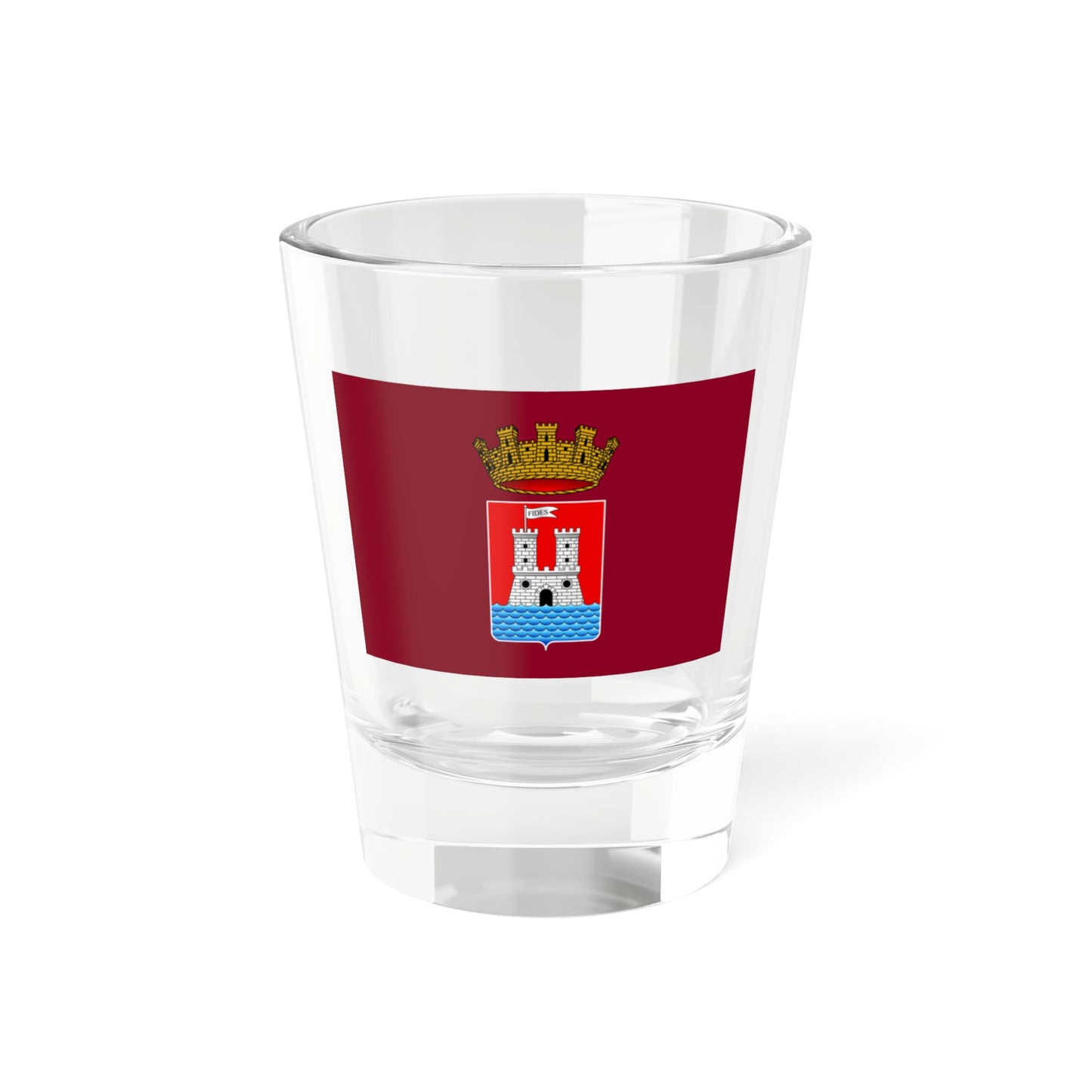 Flag of Livorno Italy - Shot Glass 1.5oz