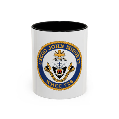 USCGC John Midgett WHEC 726 (U.S. Coast Guard) Accent Coffee Mug