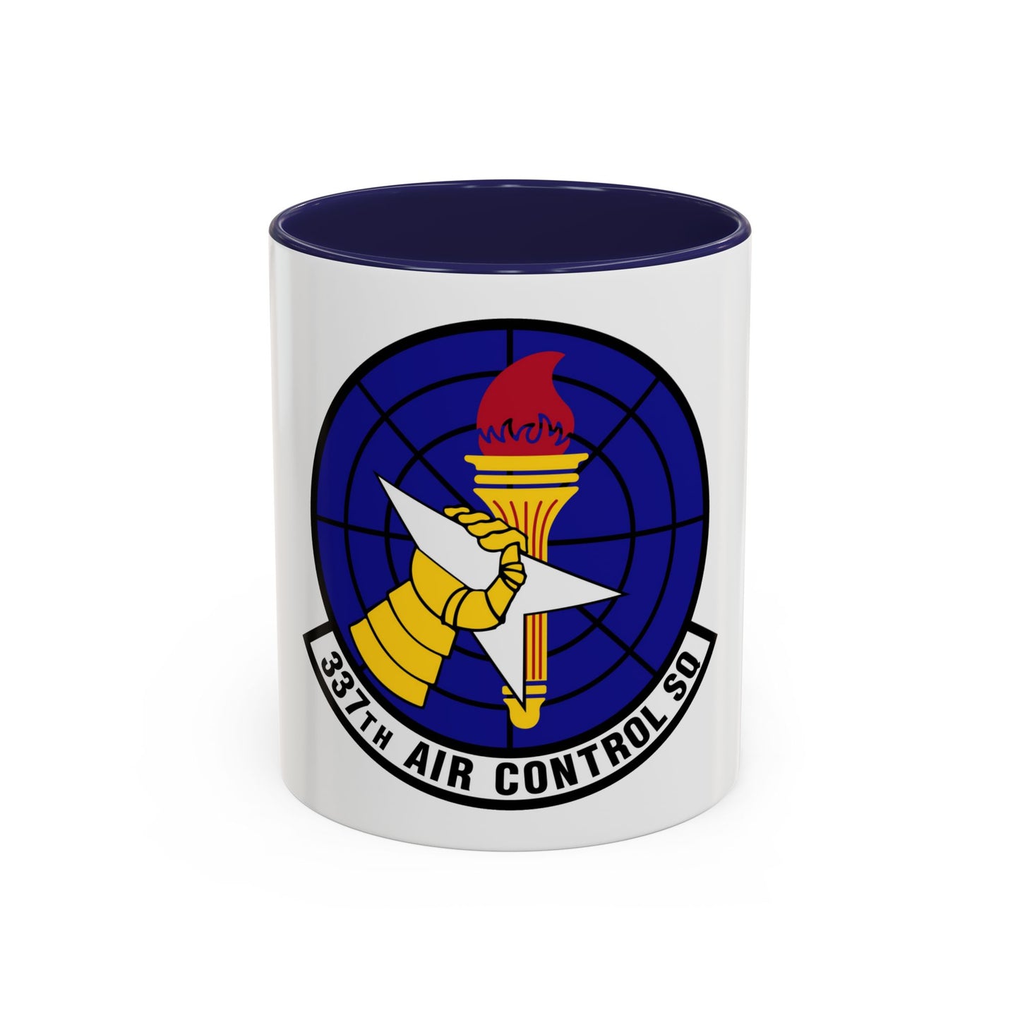337 Air Control Squadron AETC (U.S. Air Force) Accent Coffee Mug
