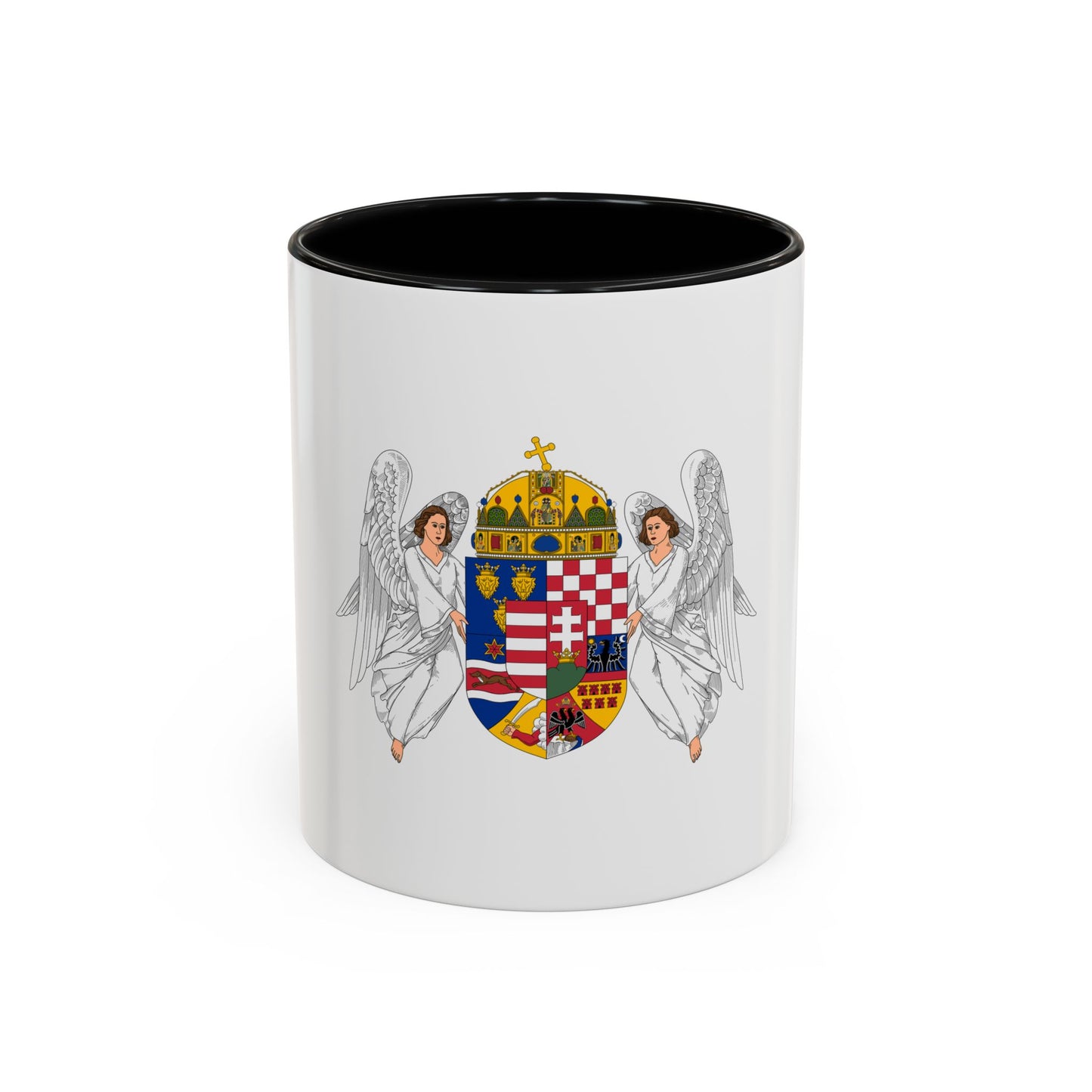Coat of arms of the Lands of the Holy Hungarian Crown (1915-1918, 1919-1946) - Accent Coffee Mug