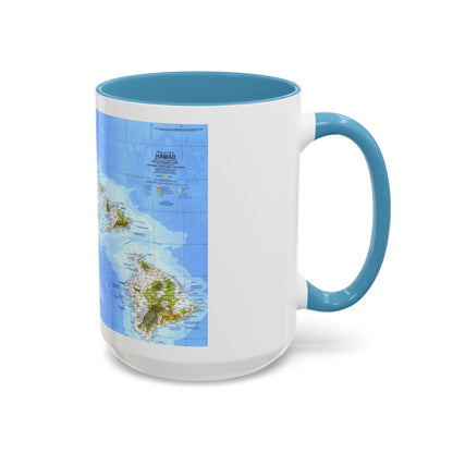 USA - Hawaii (1976) (Map) Accent Coffee Mug