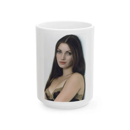 Jane Seymour #84 (Vintage Female Icon) White Coffee Mug-15oz-Go Mug Yourself