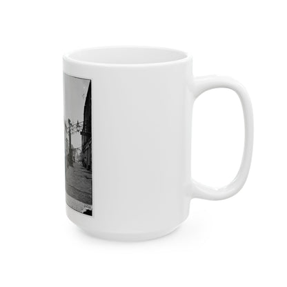 Charleston, S.C. The Post Office (Old Exchange And Custom House, 122 East Bay) (U.S. Civil War) White Coffee Mug