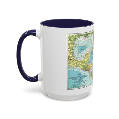 Central America (1913) (Map) Accent Coffee Mug