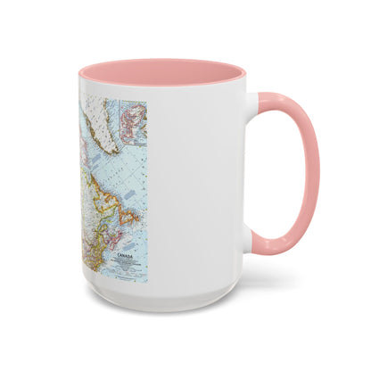 Canada (1961) (Map) Accent Coffee Mug
