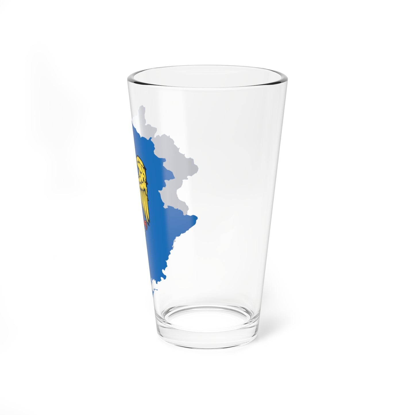 Flag map of Friuli (Italy) Pint Glass 16oz