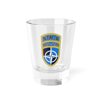 Verre à liqueur de la mission de formation de l'OTAN en Afghanistan (armée américaine) 1,5 oz