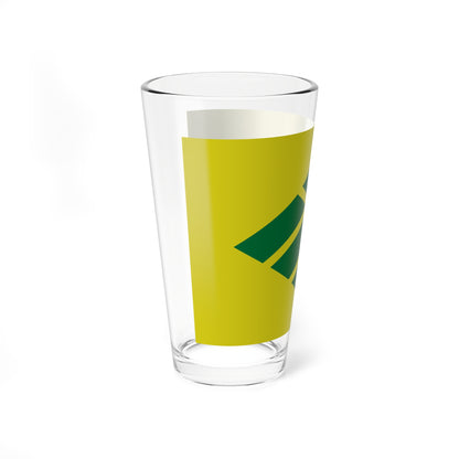 Flag of Kajikawa Niigata 1962-2005 (Japan) Pint Glass 16oz