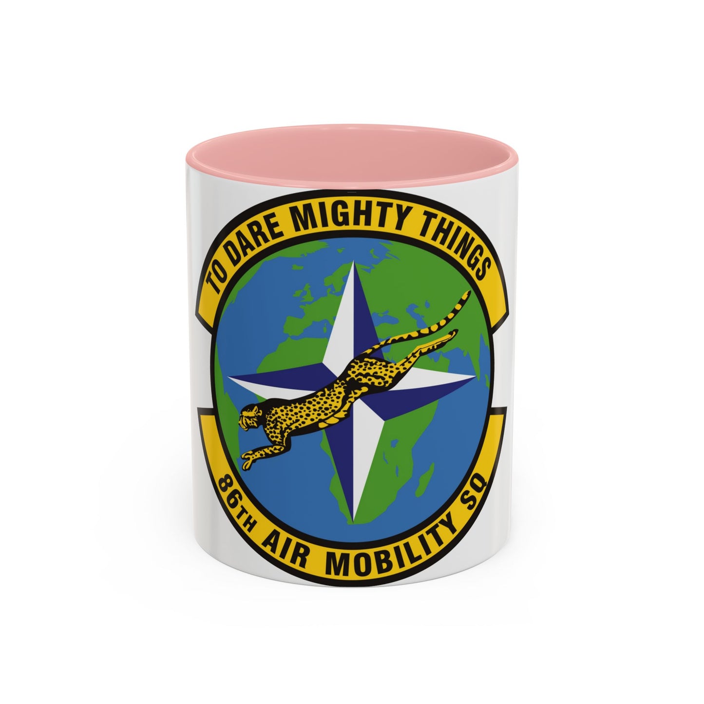 86th Air Mobility Squadron (U.S. Air Force) Accent Coffee Mug