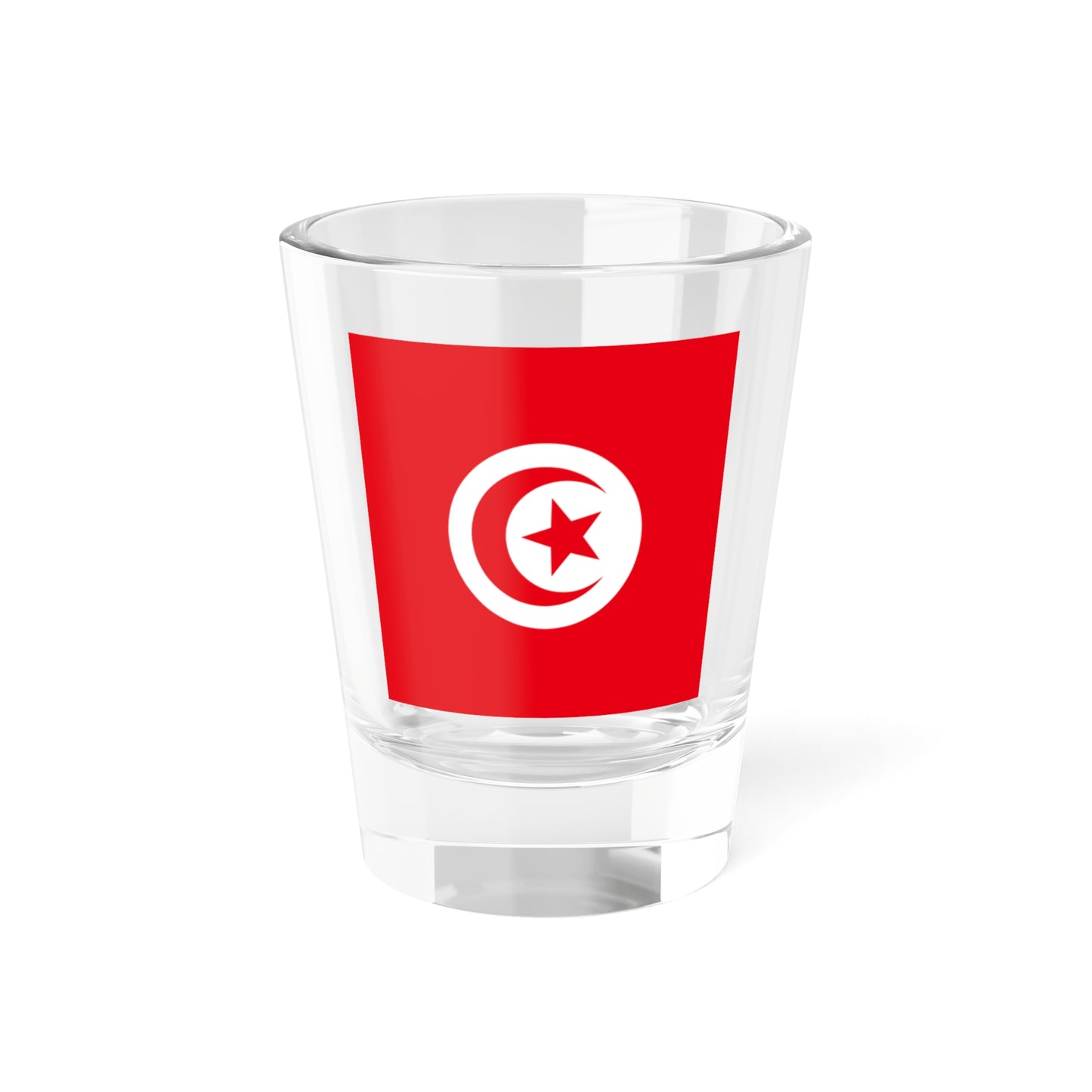 Tunisian Naval Jack (Tunisia) Shot Glass 1.5oz