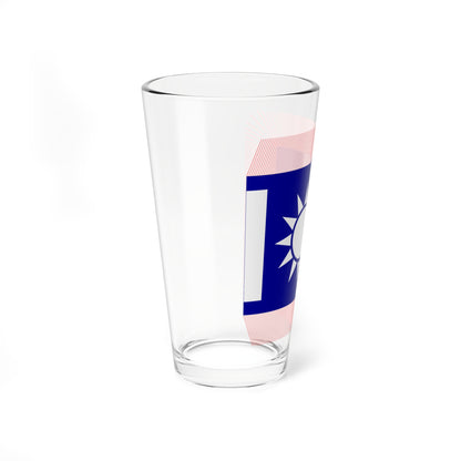 Chinese National Revolutionary Army Regiment Flag 1925 (China) Pint Glass 16oz