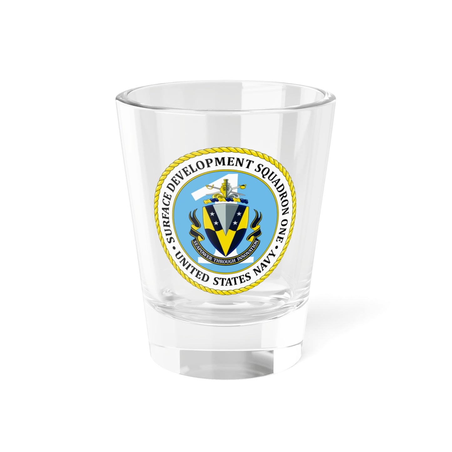 USN Surface Development Squadron One (U.S. Navy) Shot Glass 1.5oz