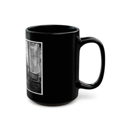 Brandy Station, Virginia. Officer's Winter Quarters Headquarters Army Of The Potomac (U.S. Civil War) Black Coffee Mug