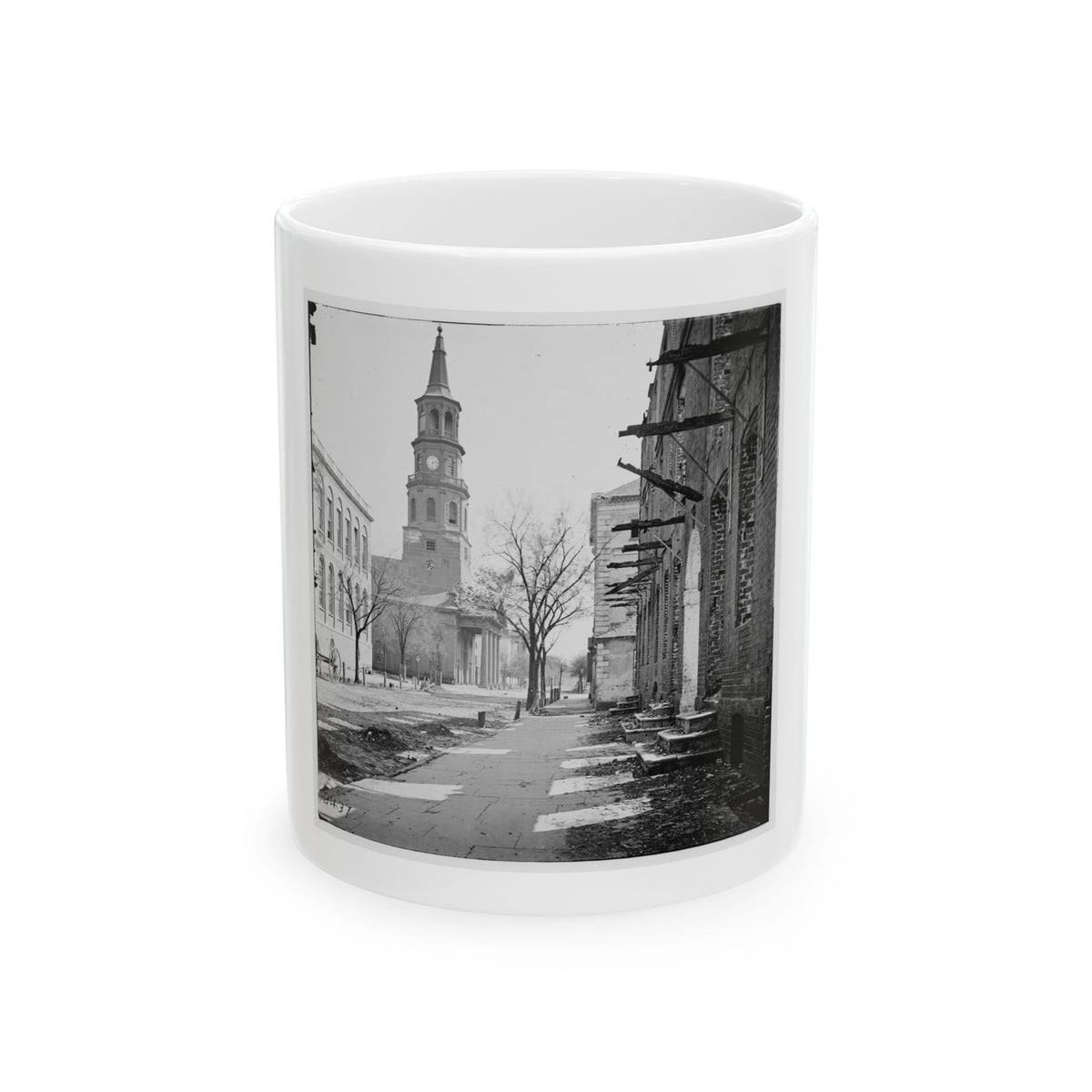 Charleston, S.C. St. Michael's Church (U.S. Civil War) White Coffee Mug