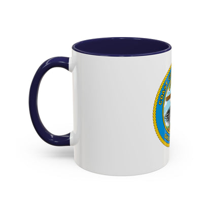 USCG Institute Oklahoma City (U.S. Coast Guard) Accent Coffee Mug