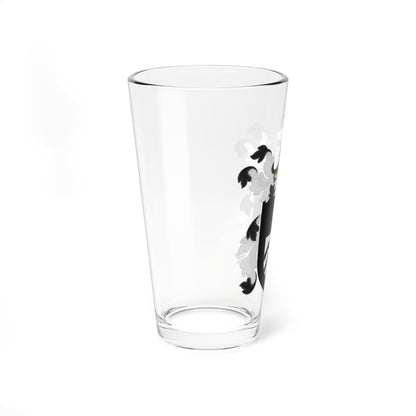 Coat of Arms of William Claiborne (United States) (Coat of Arms) Pint Glass 16oz