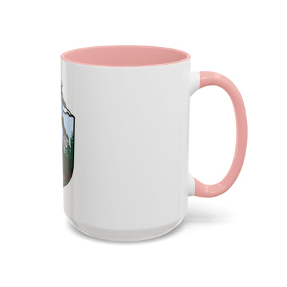 USCG Sailor Squatch (U.S. Coast Guard) Accent Coffee Mug