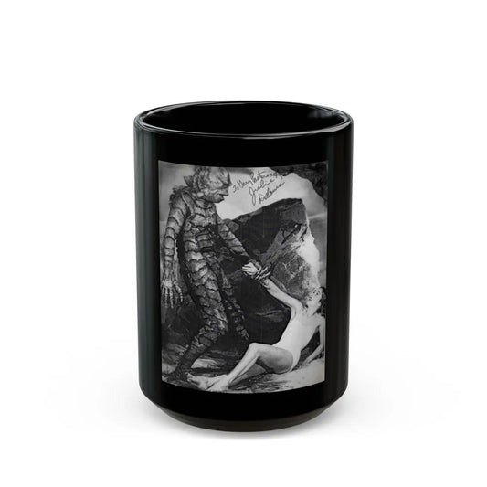 Julia Adams #79 (Vintage Female Icon) Black Coffee Mug-15oz-Go Mug Yourself