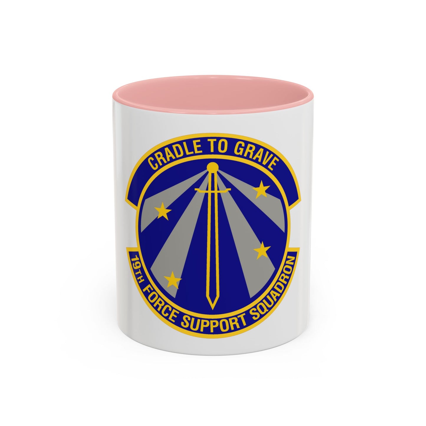 19th Force Support Squadron (U.S. Air Force) Accent Coffee Mug