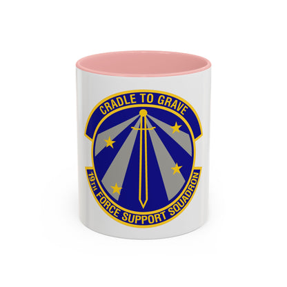 19th Force Support Squadron (U.S. Air Force) Accent Coffee Mug